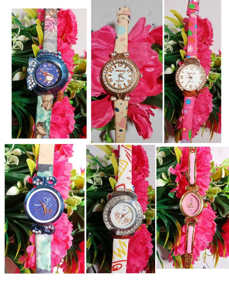 6 Combo Women Watches