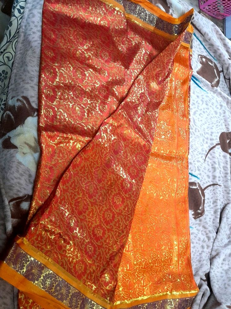 Kanchi Pattu Saree With Blouse