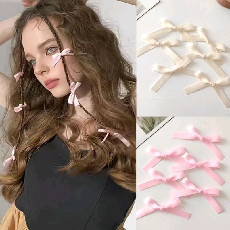 6 Pcs Kawai Bow Clips