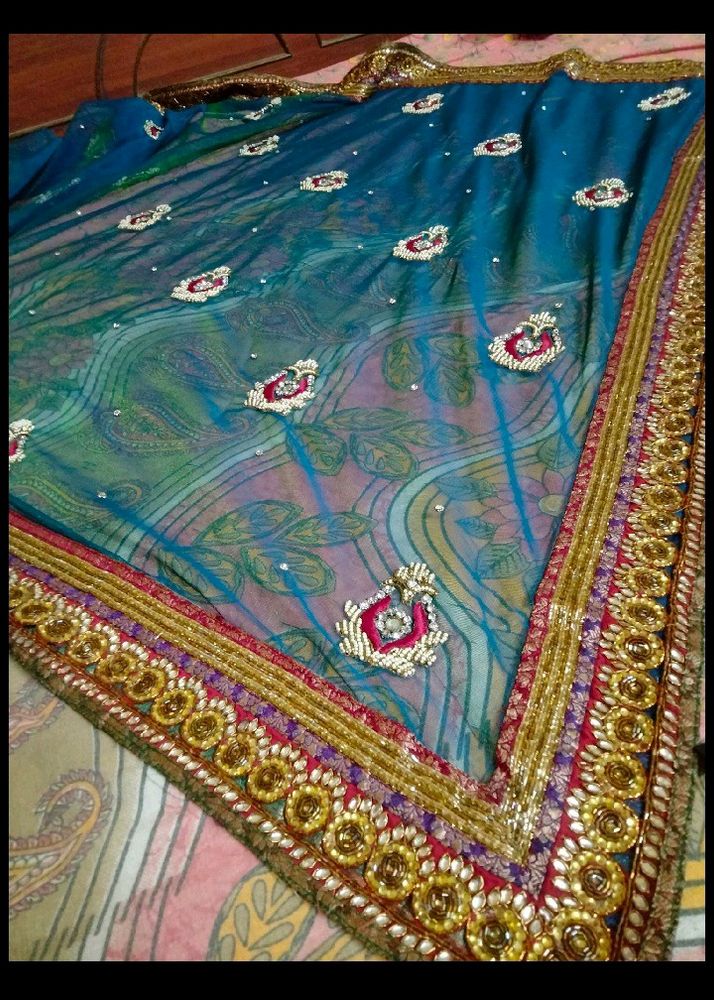 Heavy Work Saree Jodi