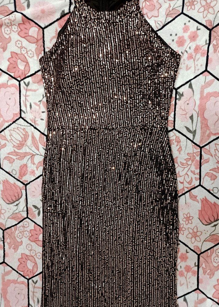 Pretty Shimmering Bodycon Full Dress|Partywear