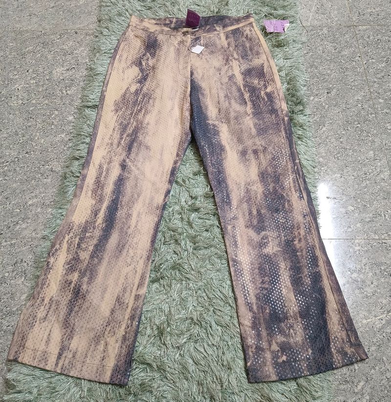 Y2k Leopard Effect Trouser. ( Imported)