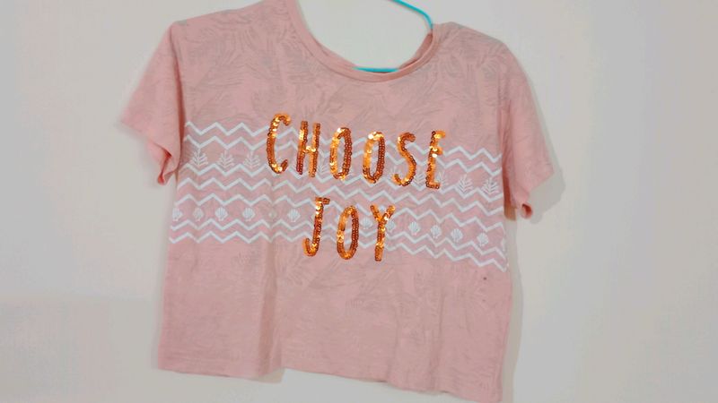 Peach Colour Top For Women & Girls