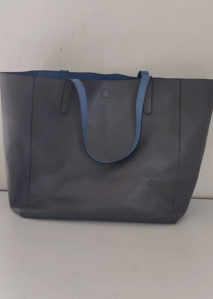 GREY TOTE BAG