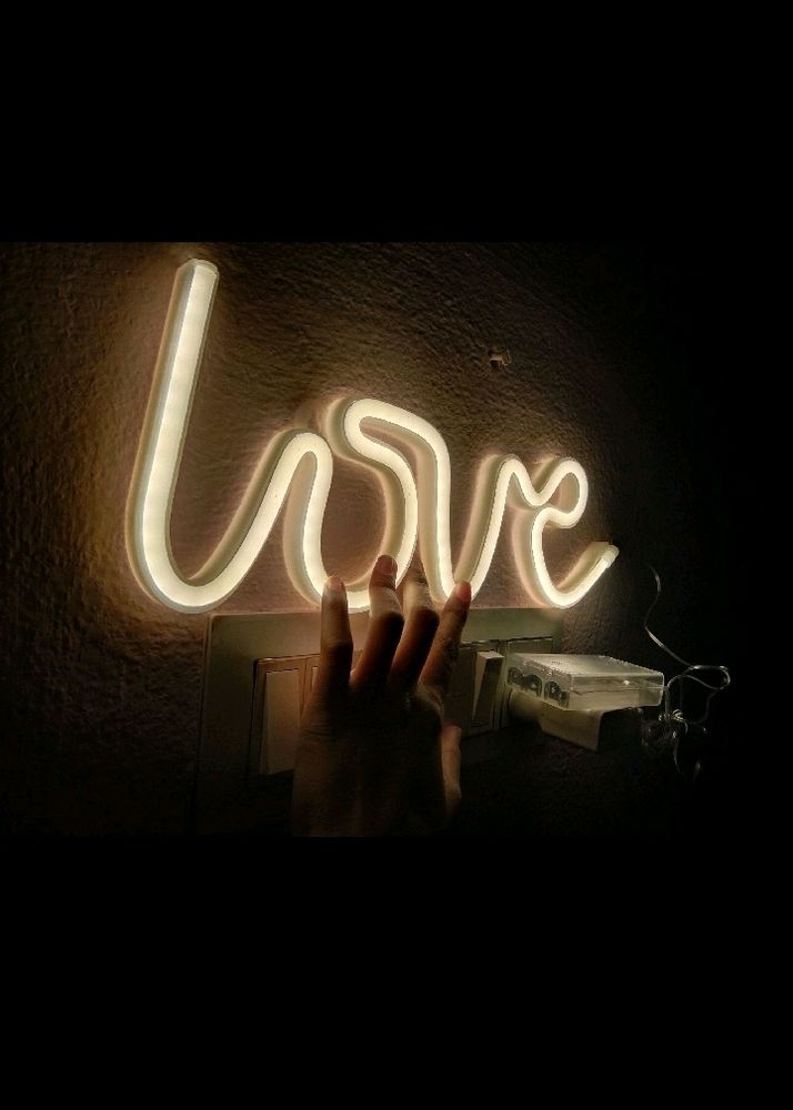 Golden Love Led Light