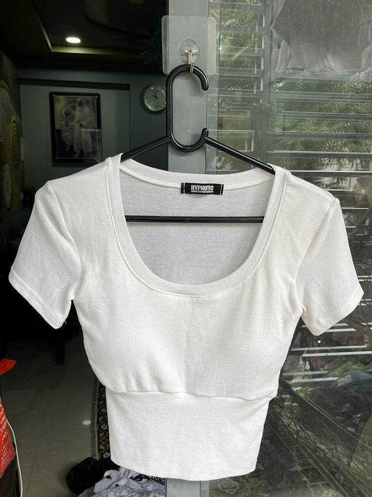 White Padded Tee (Tshirt)