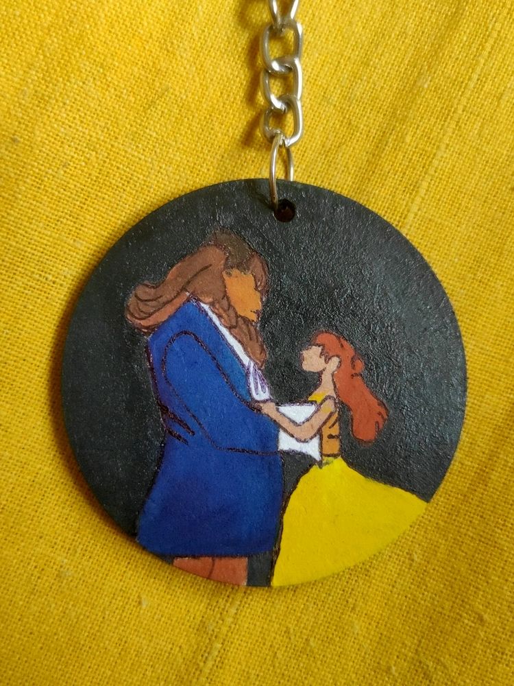 Beauty & The Beast Keychain