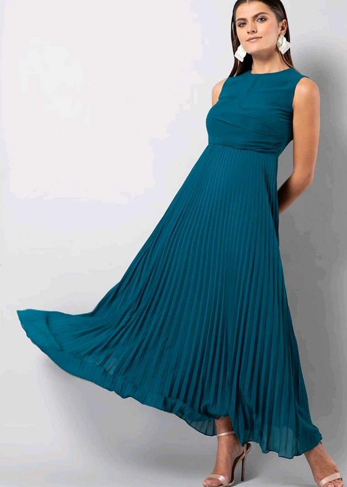 FabAlley Women Blue Maxi Dress For Bust 32..