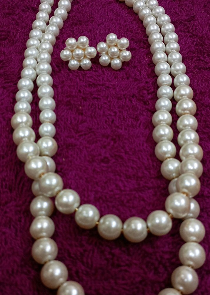 Pearl Necklace Set