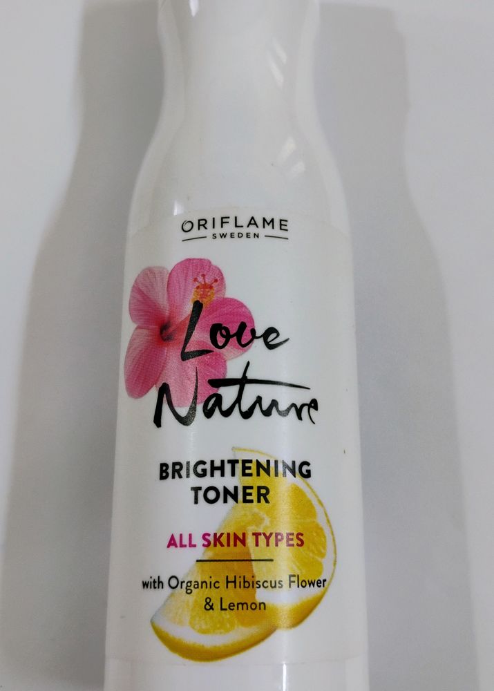 LOVE NATURE BRIGHTENING TONER ALL SKIN TYPES