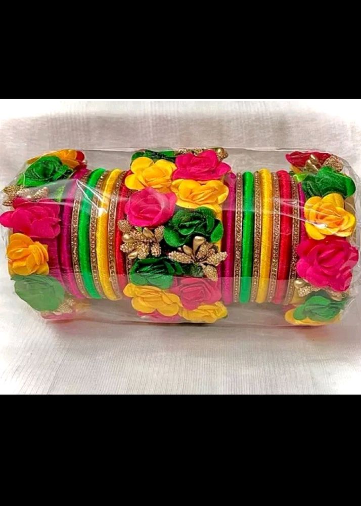 Malti Thread Bangles Set