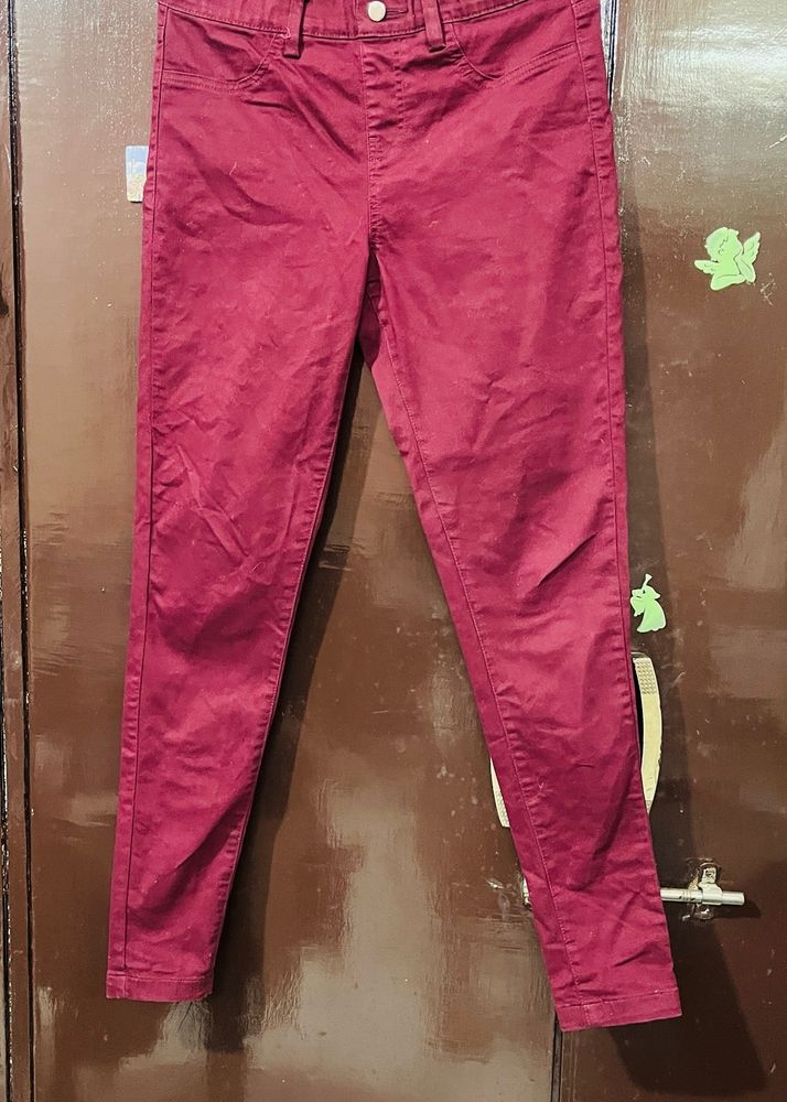 Fig Burgundy Jeans