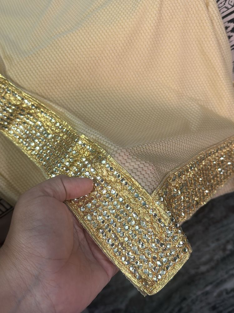 Golden Boder Saree