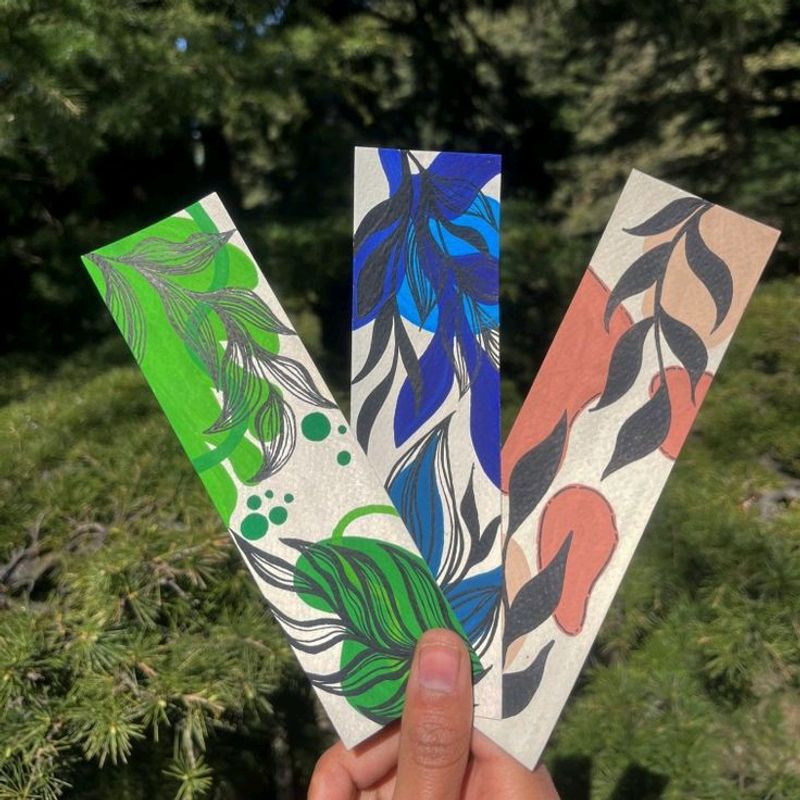 3 Handmade Bookmarks Combo