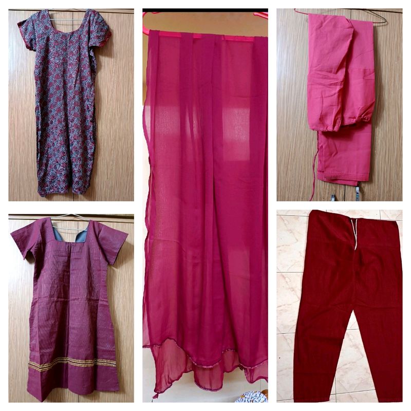 Spl Offer - 2 Kurti Set - Size 40