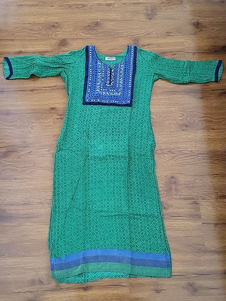 Kurti ( Green N Blue)