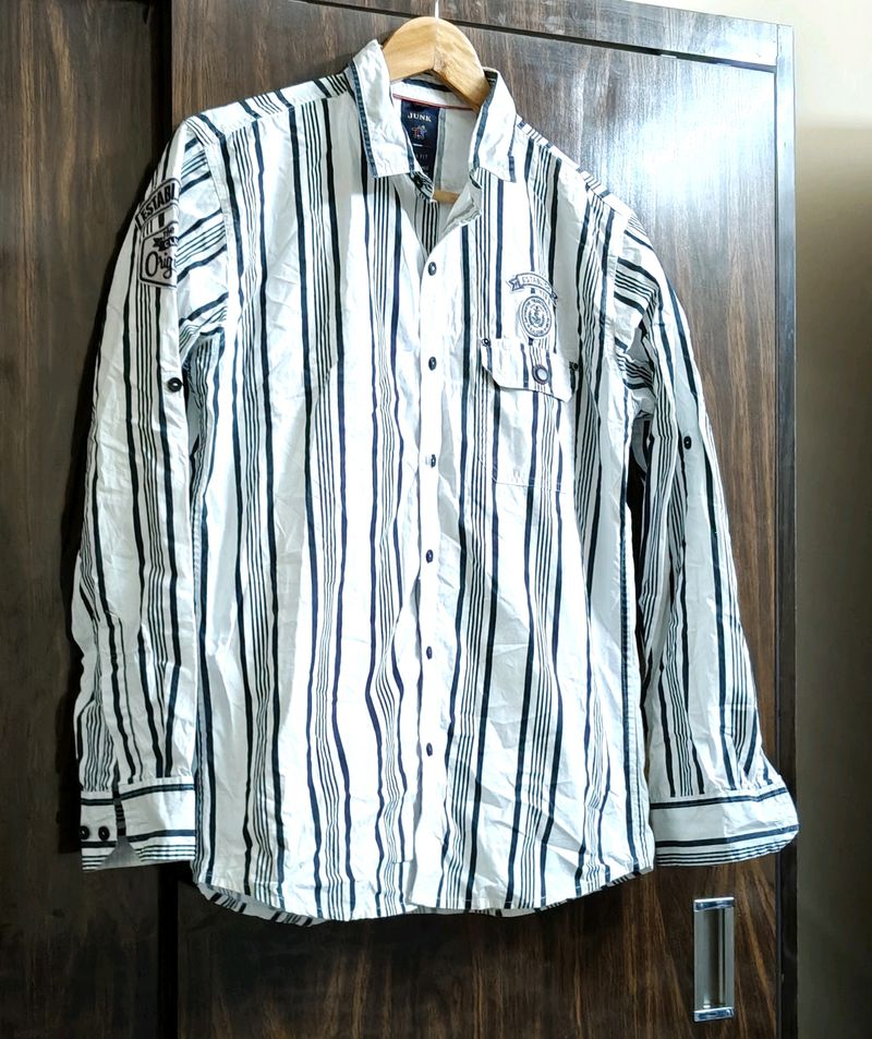 Junk Button Down Shirt For Unisex