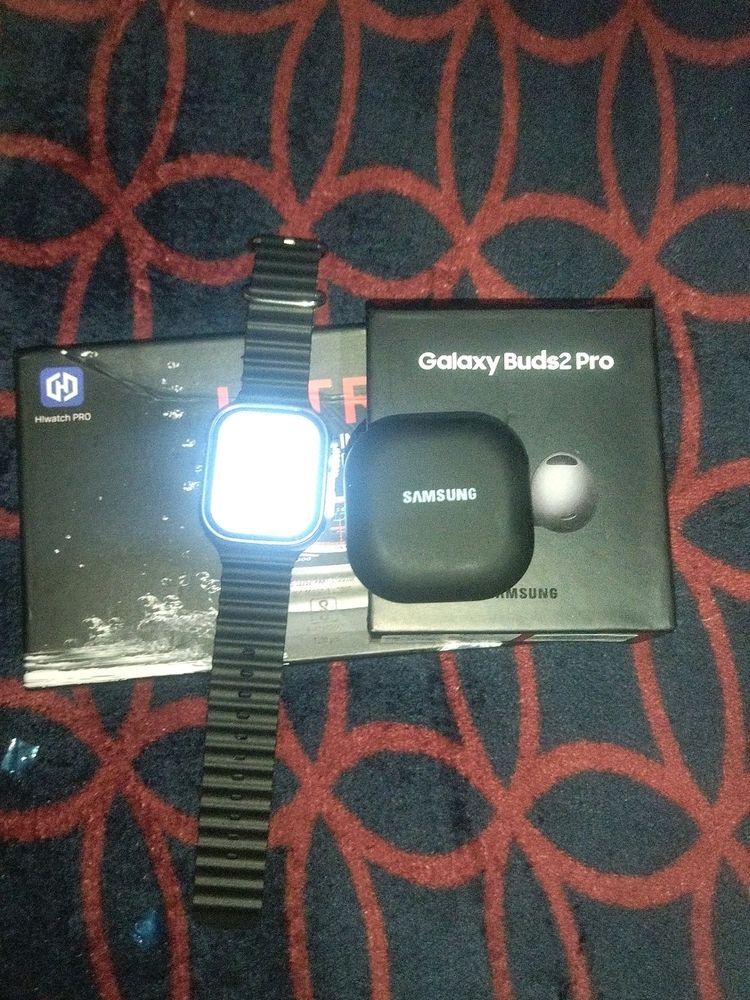 Combo Of T10 Ultra Pro And Samsung Galaxy Buds 2