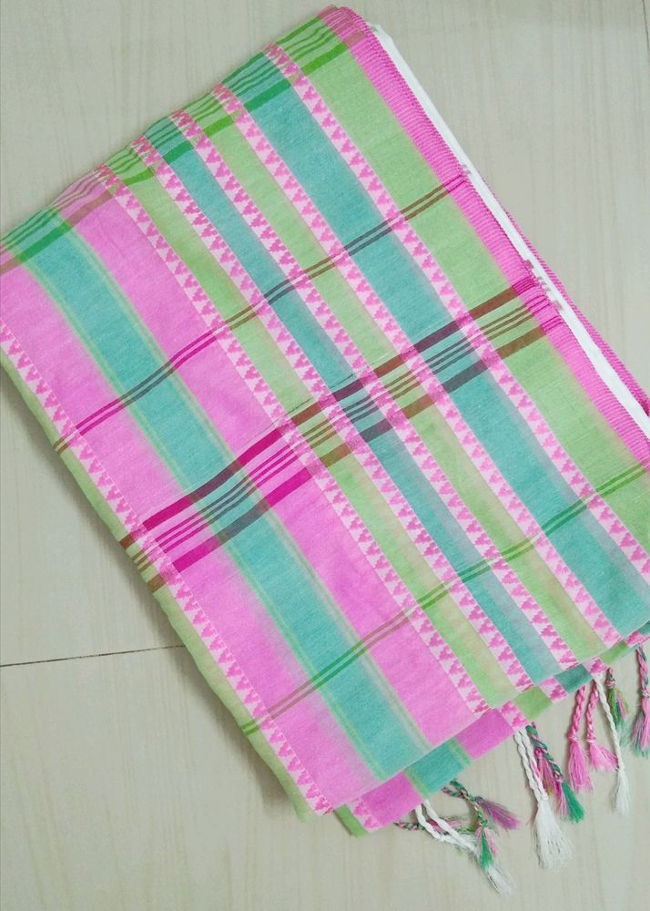 Pure Cotton Material Saree