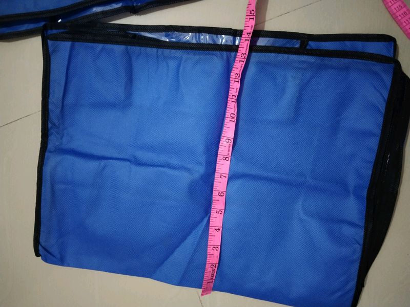 Piece Of 2 Blue Storage Bag For Multipurpose