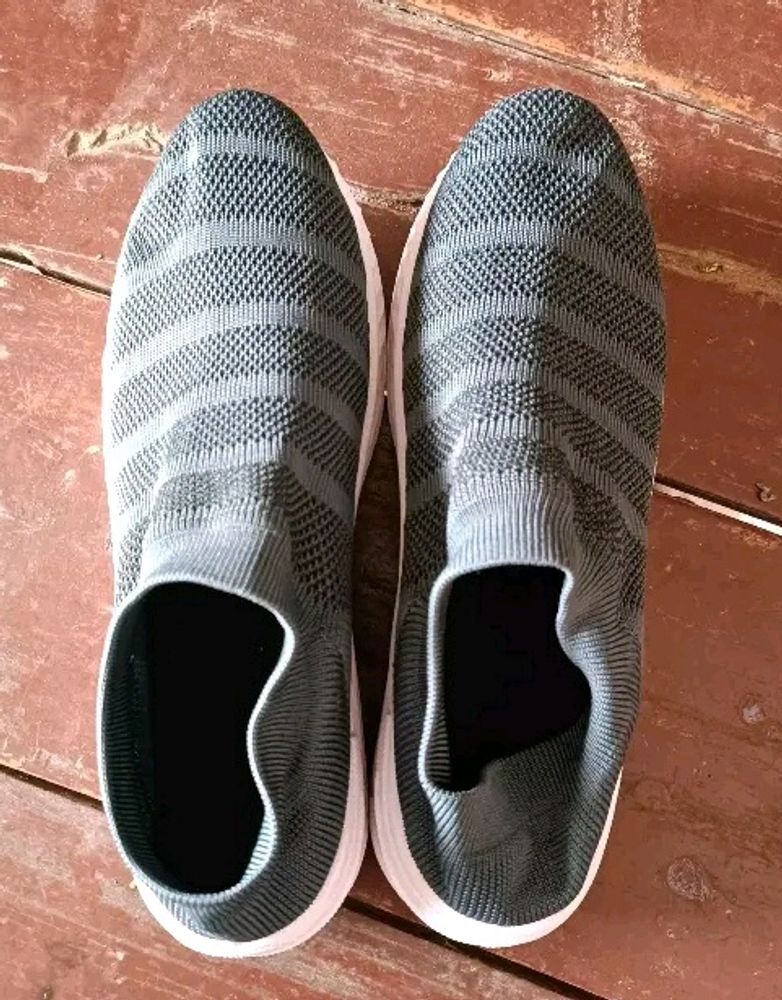 Grey Running Shoes