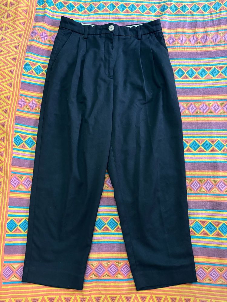 High Waisted Black Formsl Trouser