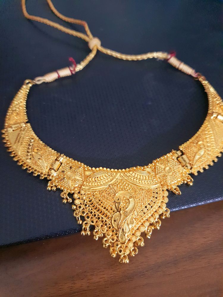 Gold Plated Necklace Like Real