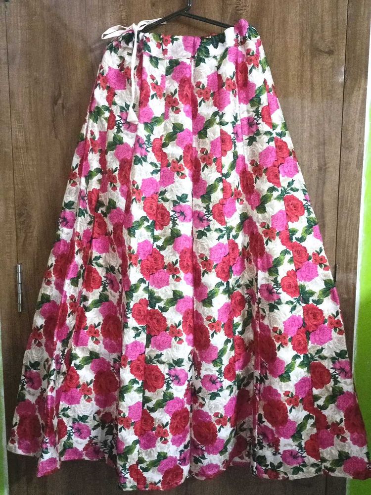 Floral Ethnic Skirt