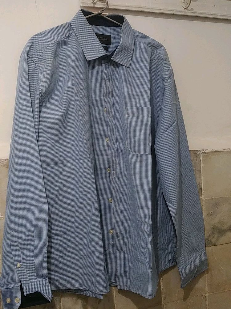 mens chevkered shirt