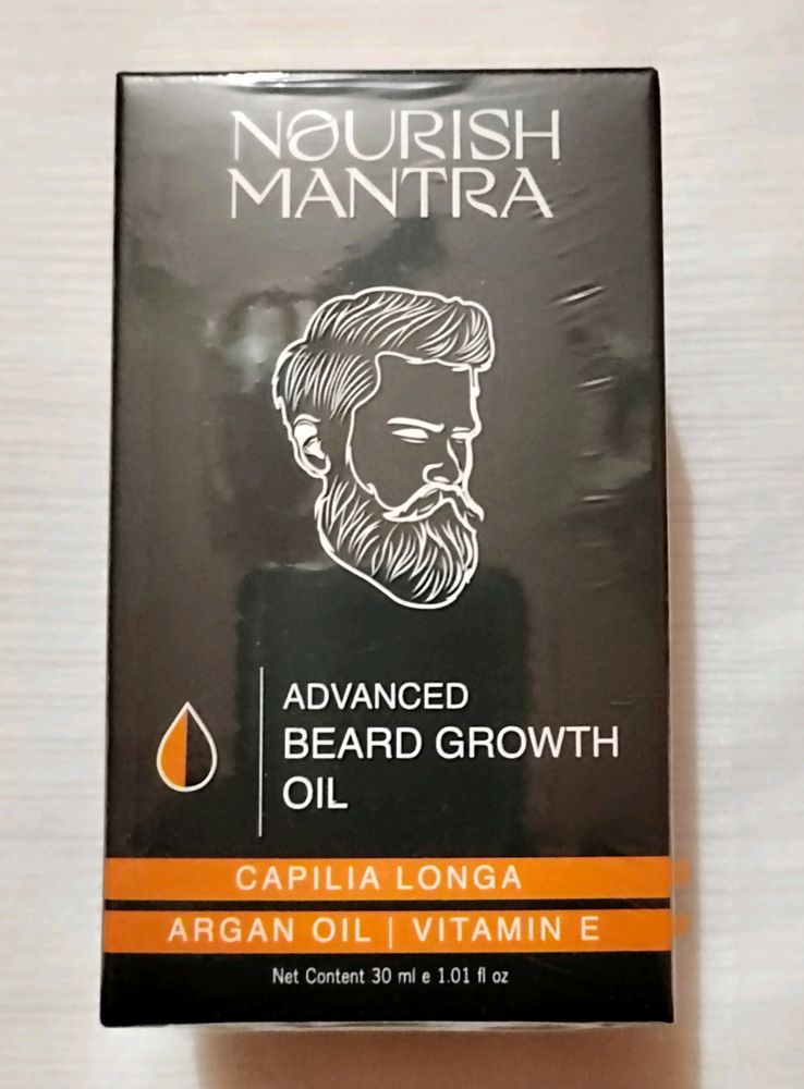 Nourish Mantra Beard Growth Oil (Seal Packed)