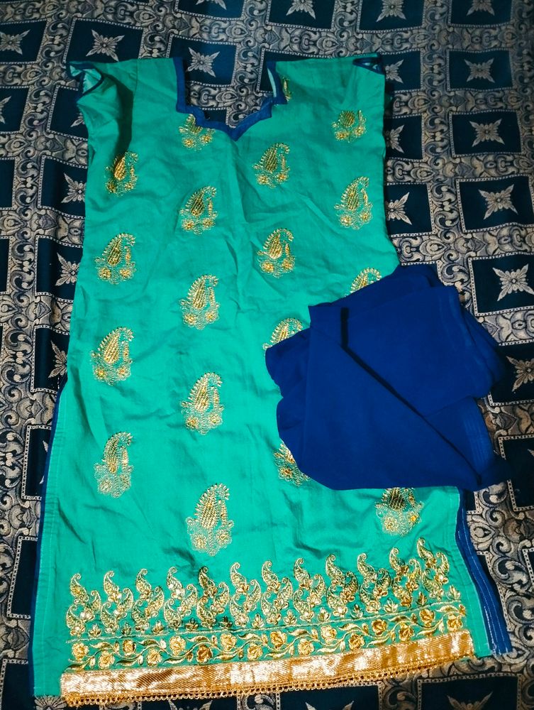 Kurti Set Green