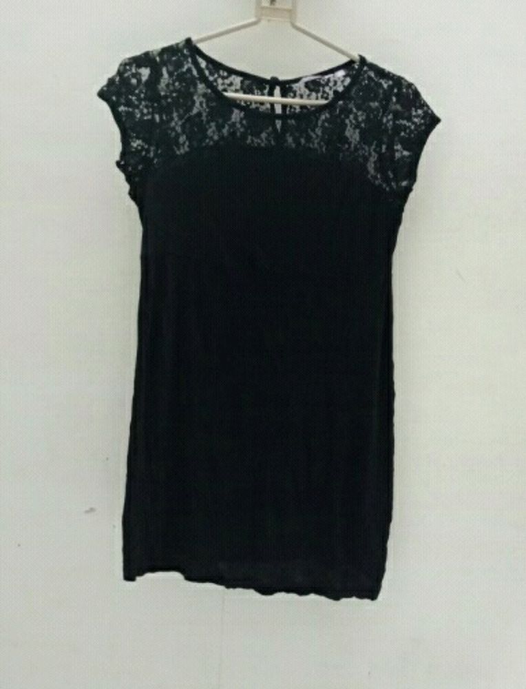 Max Black Lace Fit Dress