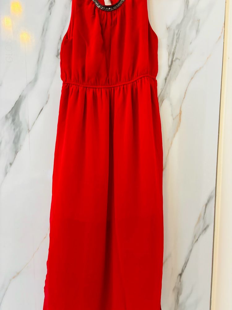 Beautiful Red Party Wear Dress