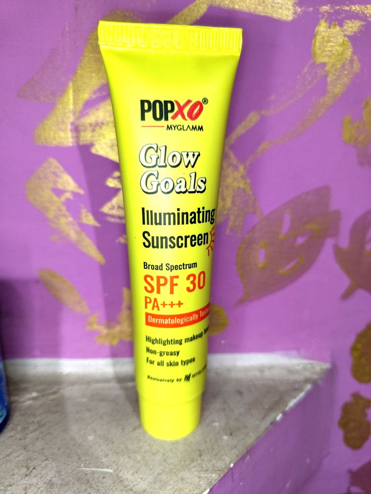 Popxo Glow Goal Illuminating Sunscreen SPF30