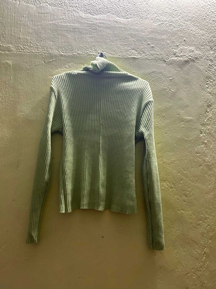 Green Turtle Neck