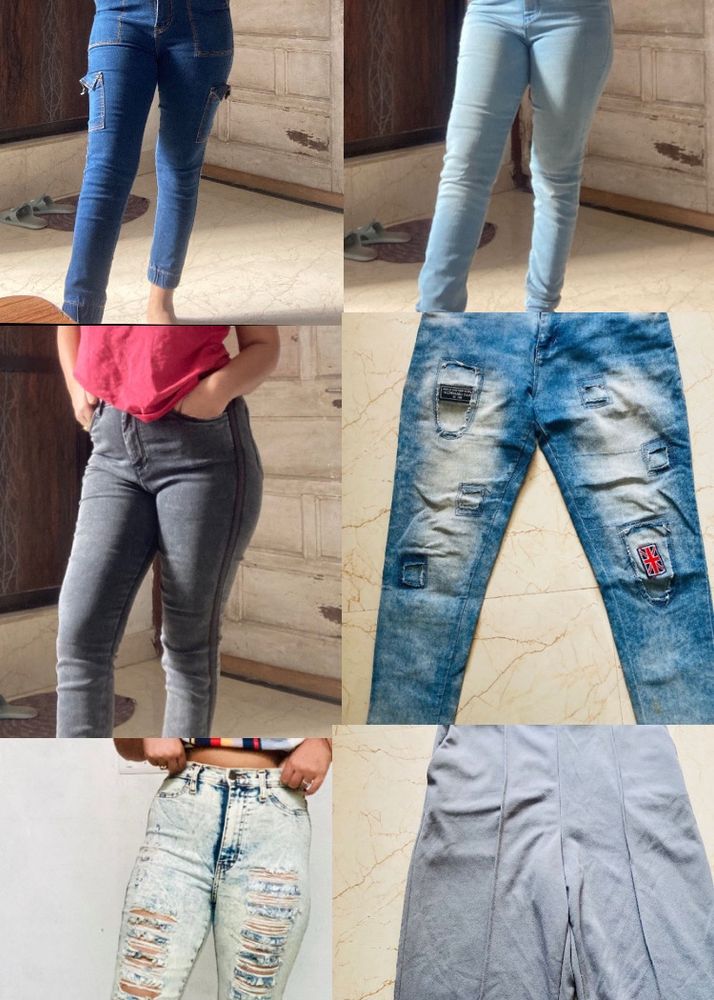 Combo Of 6 Jeans