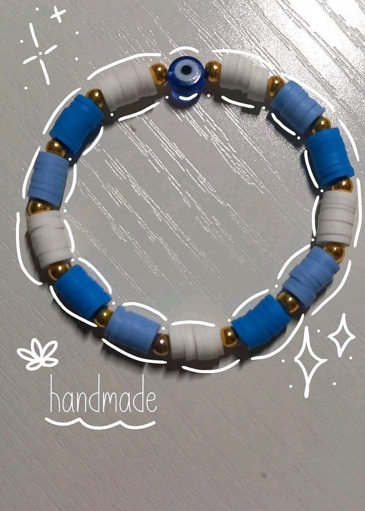 Clay Beads Evil Eye Bracelet 🧿