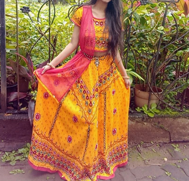 Yellow Chaniya Choli