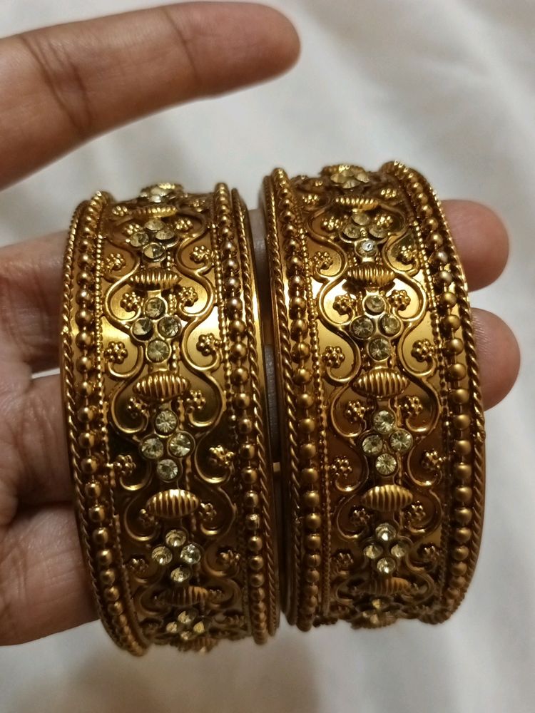 Heavy Gold Plated Bangles