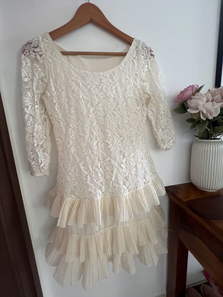 Beautiful White Lace Dress Bought It From Thailand