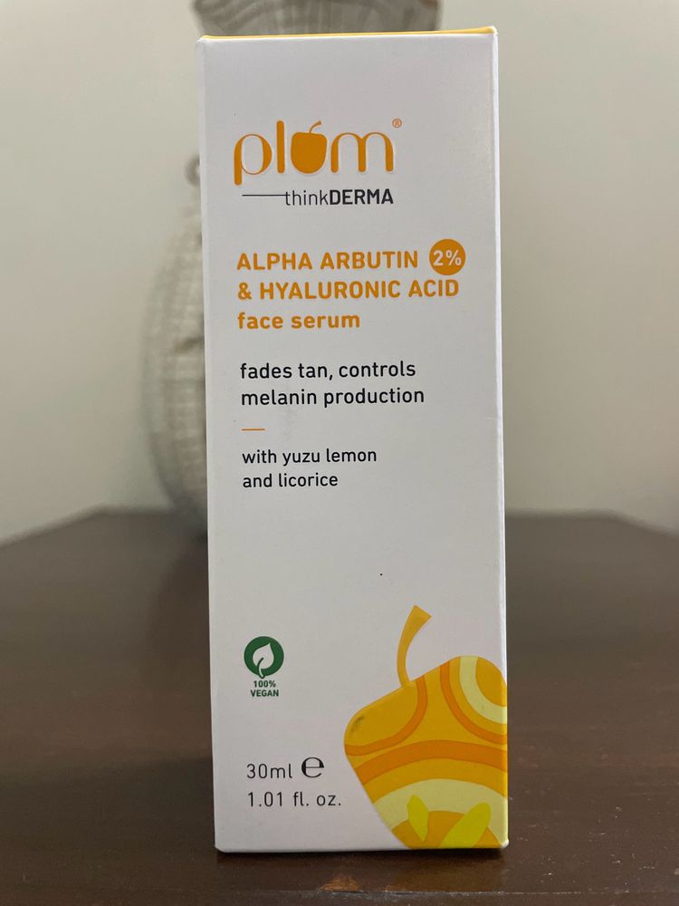 Plum Hyaluronic & Alpha Arbutin Face Serum New