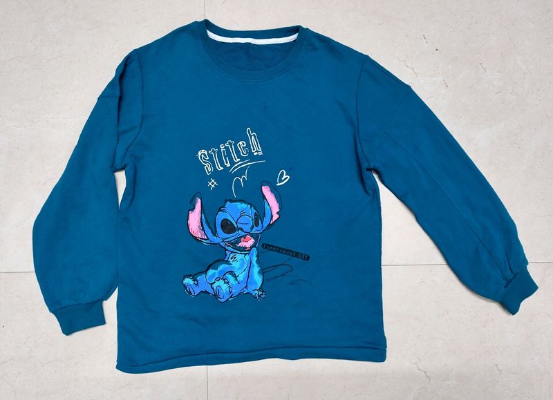 Sweatshirt Teal Blue Colour