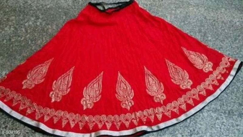 Red Ethnic Skirt💃