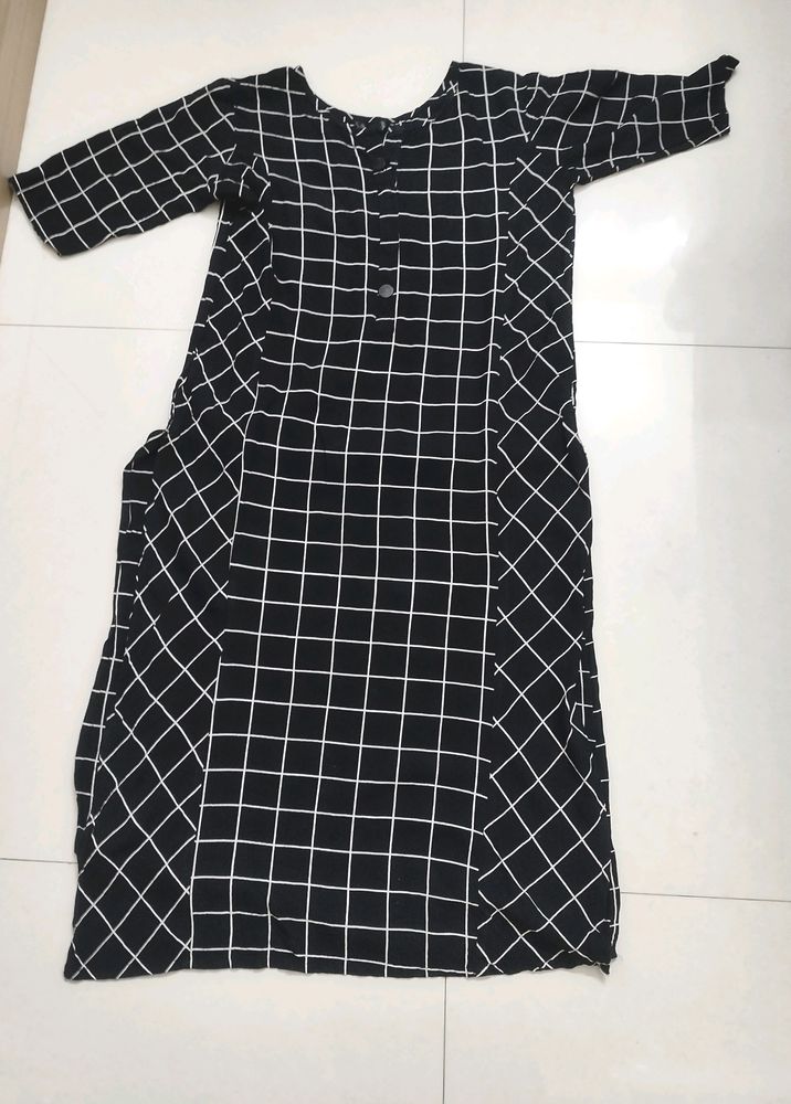 Checked Kurta