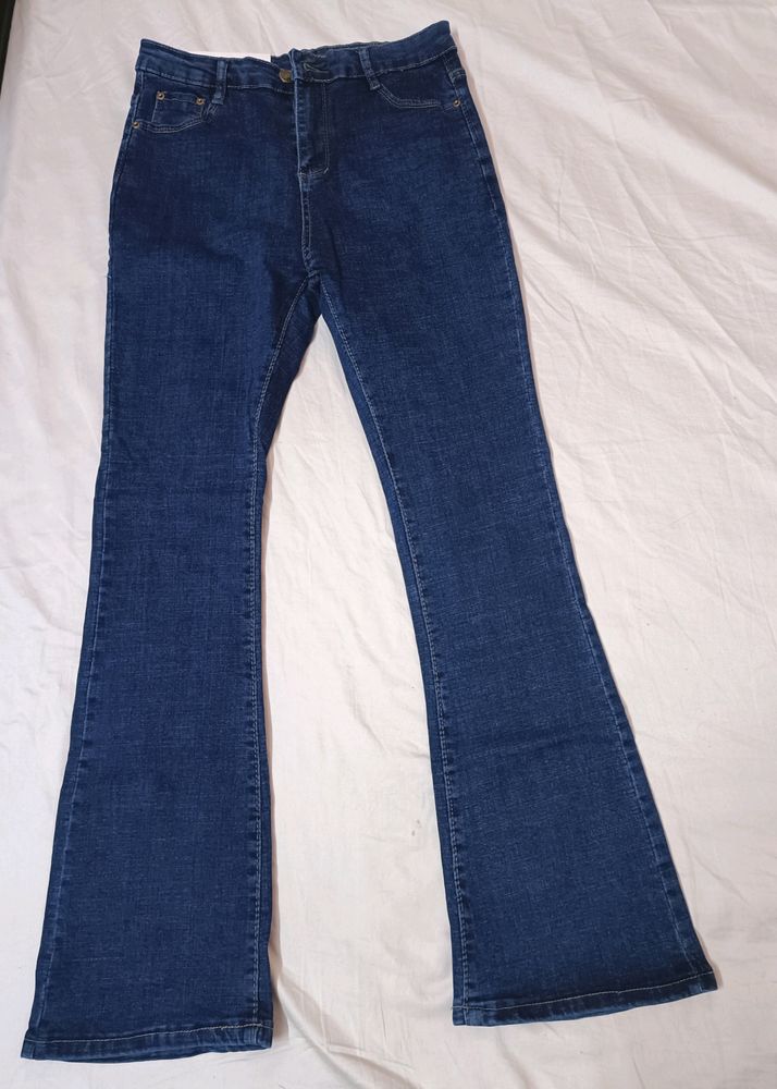 Blue Denim Jeans For Ladies