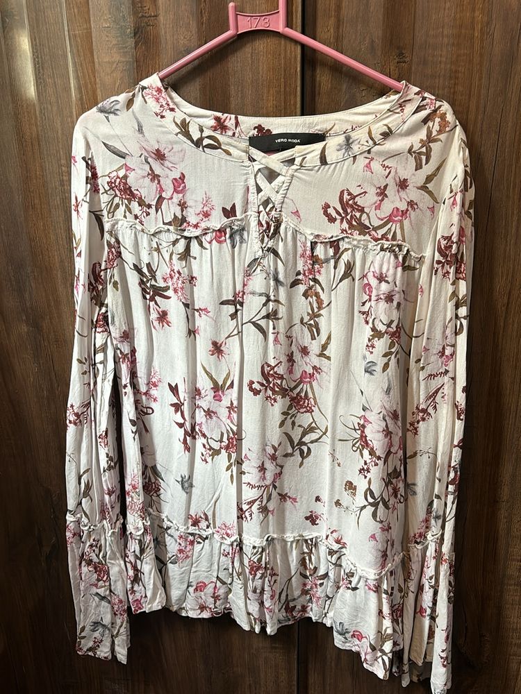 Flora Printed Top