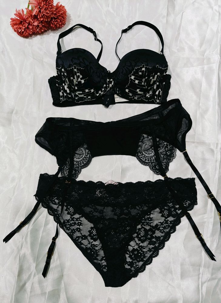 3 Piece Lingerie Set