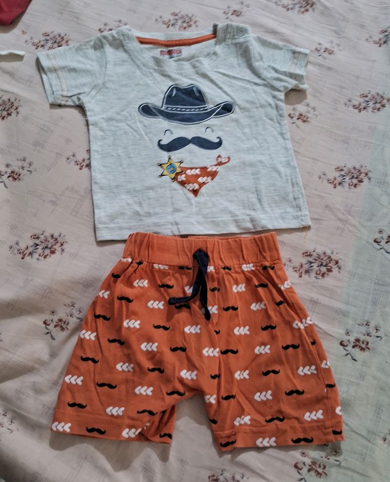 Kids Tshirt And Shorts Set