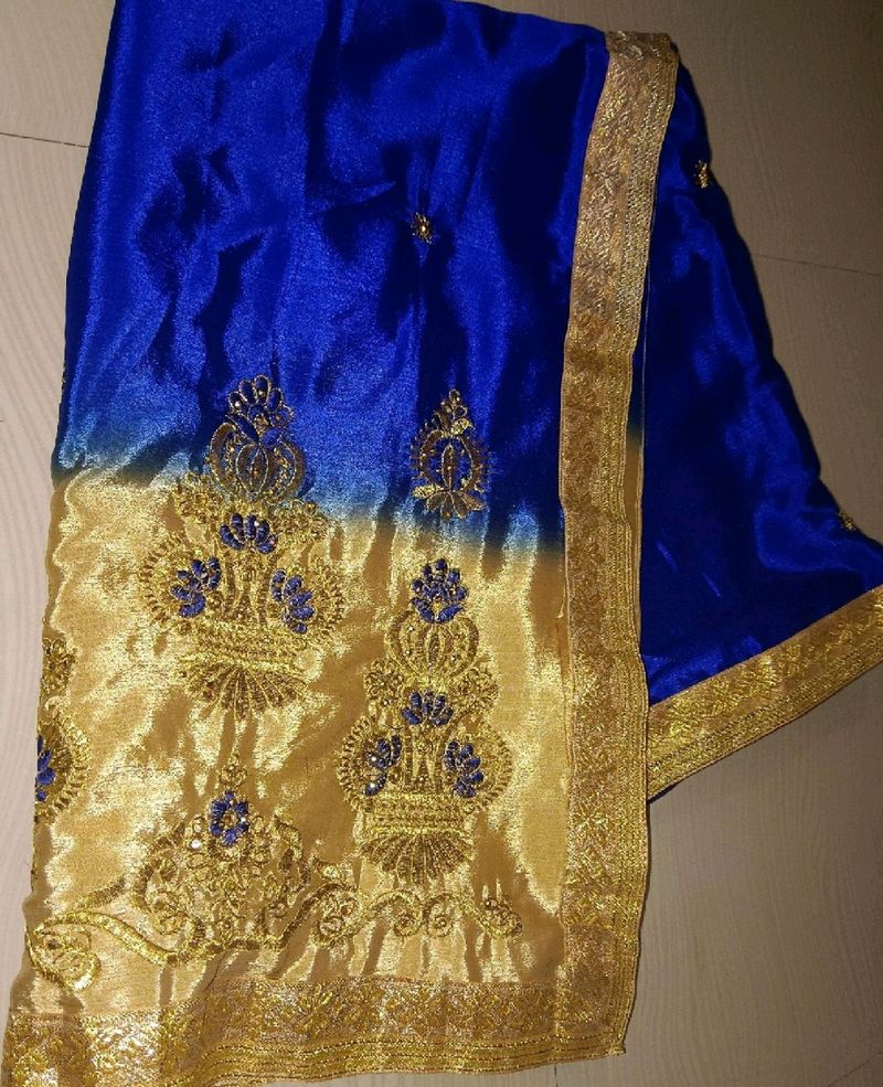 Blue Saree