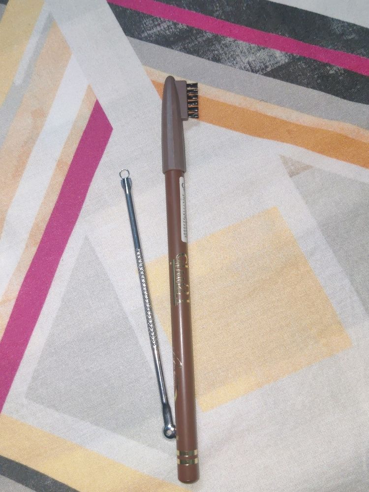 Eyebrow Pencil And Black Head Remover.